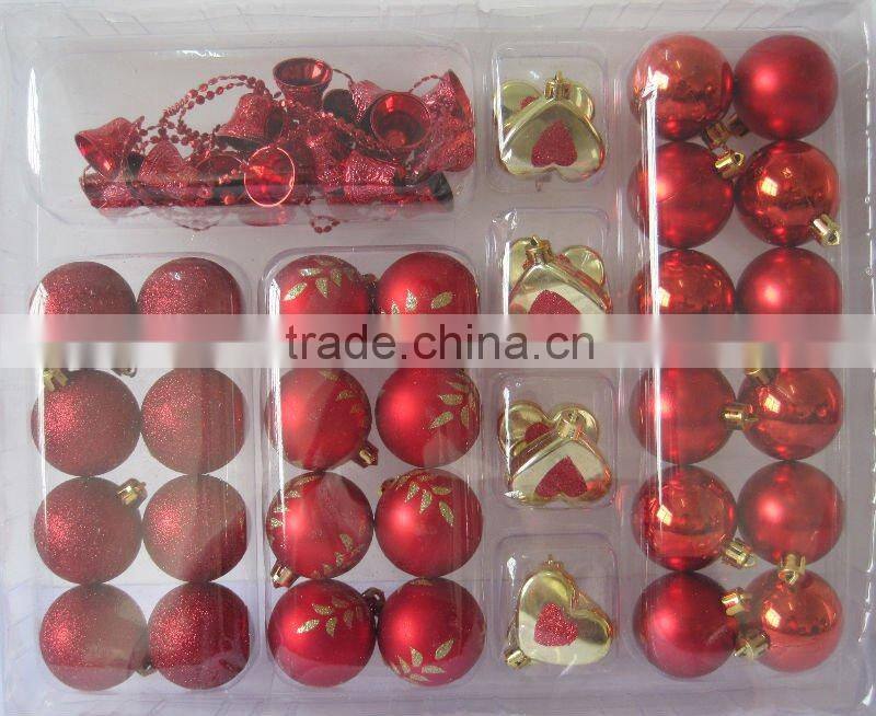 Cheap Colorful Foam christmas ball With String /Xmas Decoration