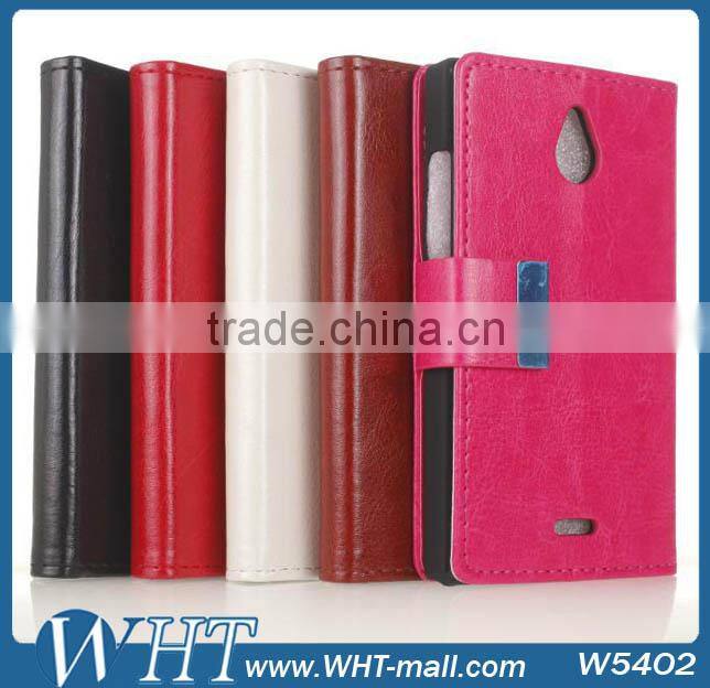 Luxury Pouch Leather Case For Nokia X2 Case Cover For Nokia X2 Factory Wholesale