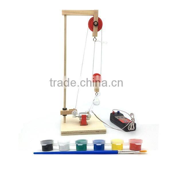 School lesson educational Kit for crane machine science projects
