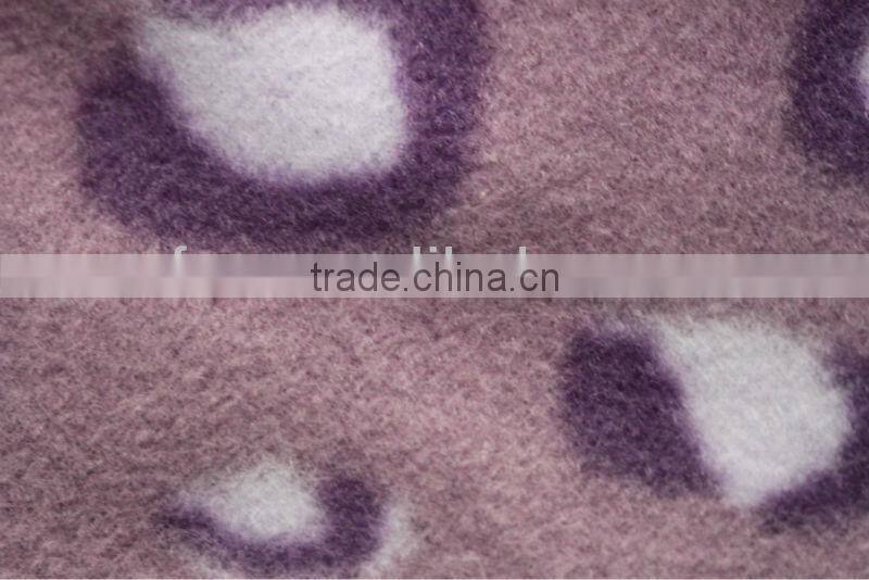 Cheap print polar fleece fabric/100 polyester polar fleece fabric