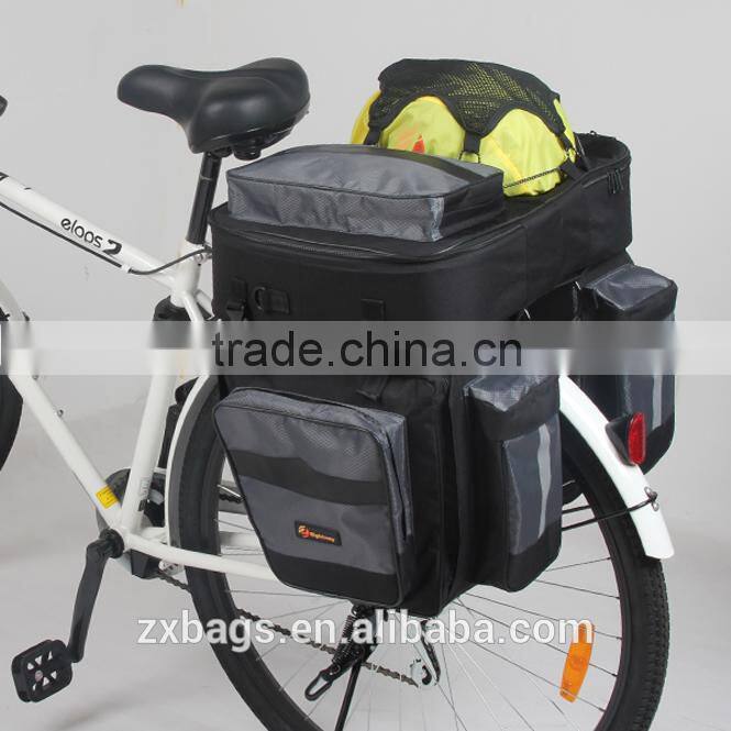 1680D high quality bicycle rear 3 in 1 bag