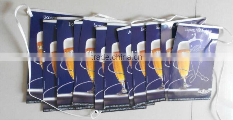 cheap custom paper flag string bunting flag banner