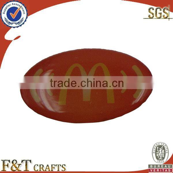 offset printing metal cheap lapel pin with custom logo