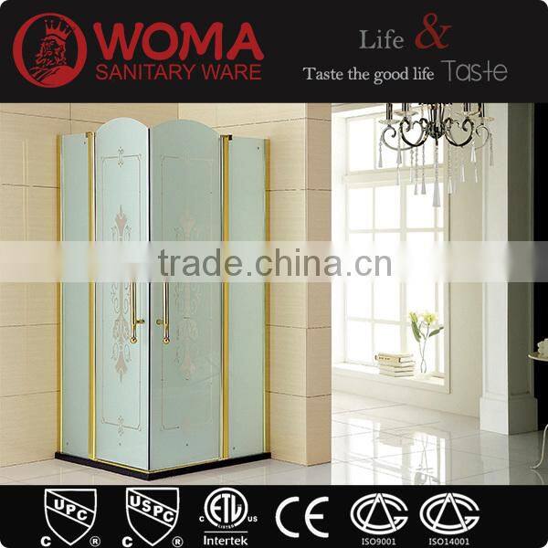 Y101 glass shower room sliding shower enclosure