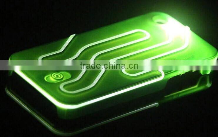 colorful road lines LED flashing case for iphone 5/6/6+