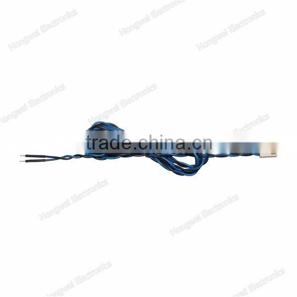 Molex 22012026 2.54mm pitch 2510 2pin to open with UL1007 twisted wire electric cable harness