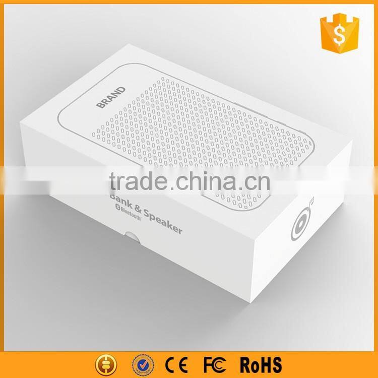 2 in 1 metal power bank bluetooth speaker built-in 5000mah battery