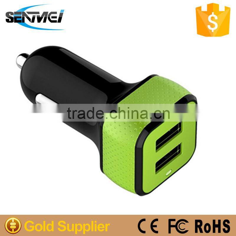wholesaler china portables 2 port usb car charger customized