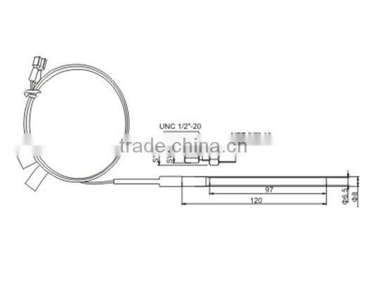 LH-300 exhaust gas temperature sensor with PID controller