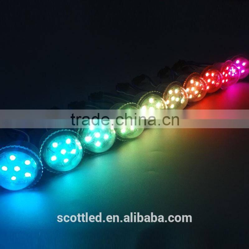 waterproof 35mm 6pcs digital addressable outdoor computer controlled led display pixel dot light
