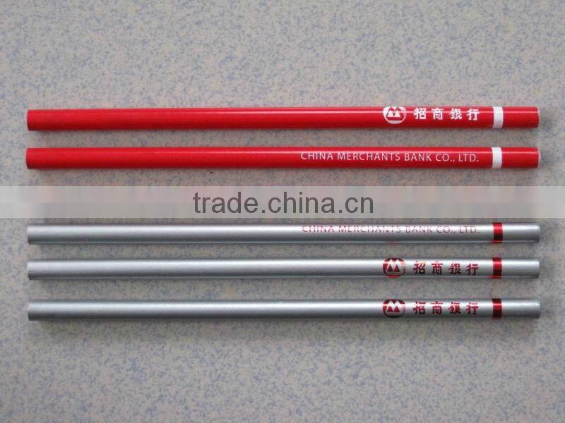 Promotion standard size round / hexagonal shape 2.0mm HB lead gift pencil with dipped top