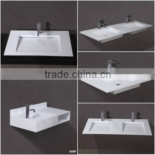 building project materials acrylic solid surface sink basins manufacturer