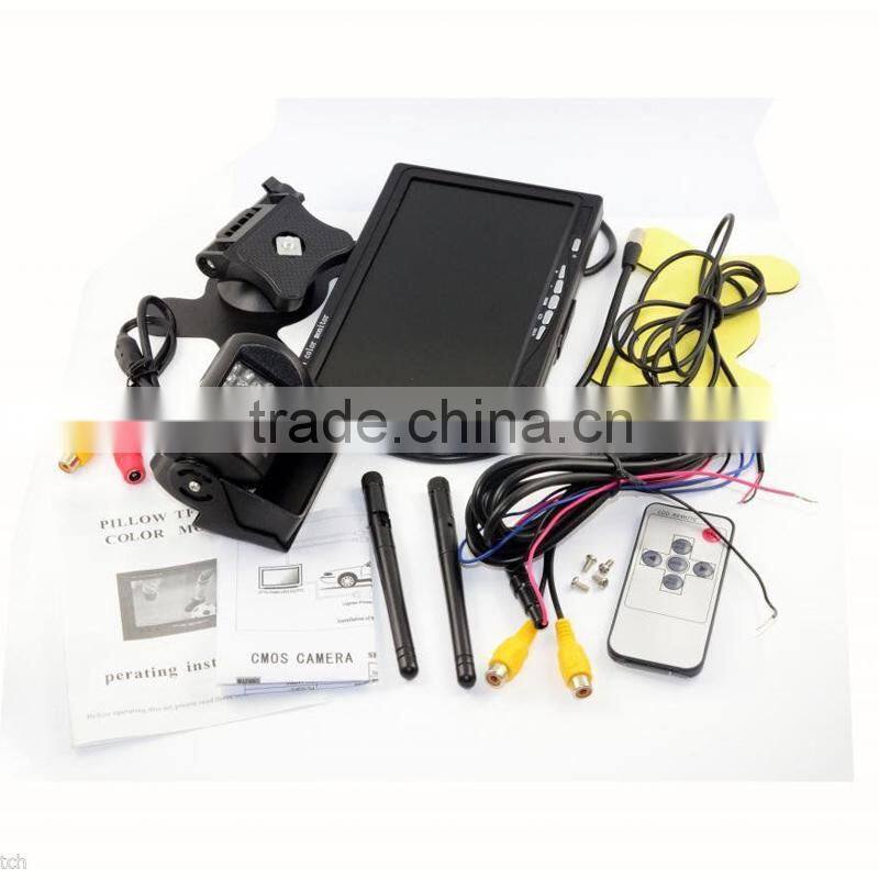 New Car Rearview Camera System With 7inch TFT-LCD Wireless Monitor wireless backup camera