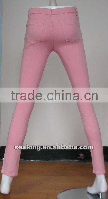 2012 ladies fashion PINK slimming pants
