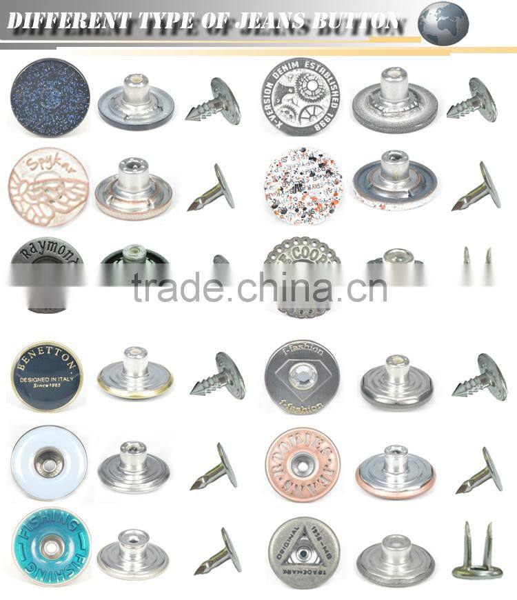 antique metal brass decorative rivets wholesale label for mens clothing for alll kind of garment