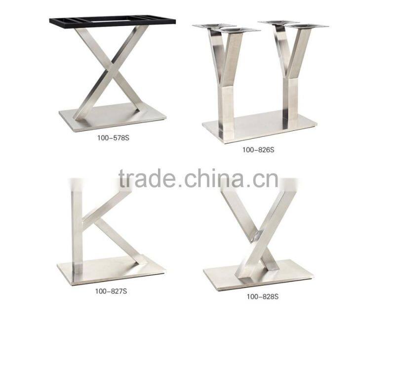 foshan furniture metal coffee table base stainess steel metal iron leg with cheap price