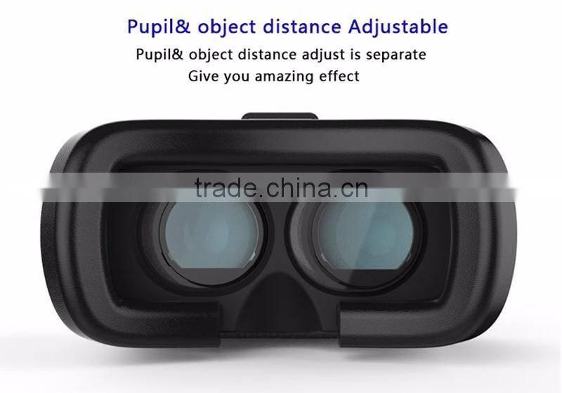 Google Cardboard Headmount VR BOX Version VR Virtual Reality 3D Glasses for Smartphone + Bluetooth Remote Controller
