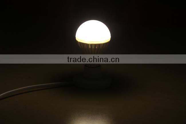 7W 3000K/4000K/6000K Optional PMMA Optical PC Cover + Thermal Conductive Materials E27 LED Light Bulb