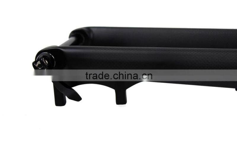 2014 High Quality Carbon Disk Brake MTB Rigid Fork,26er Carbon MTB Rigid Fork