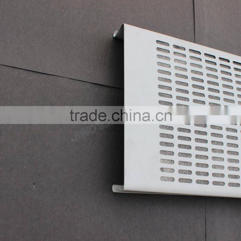 Decorative S shaped Perforated Aluminum Strip False Ceiling Panel