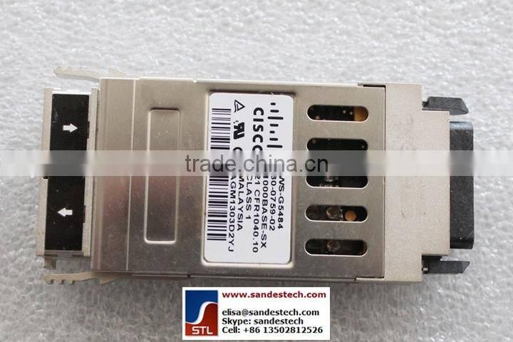 CISCO WS-G5484 GBIC 1000BASE-SX 850nm SC WS-G5484= 30-0759-02 GBIC-GE-SX-MM850-A CISCO optical transceiver