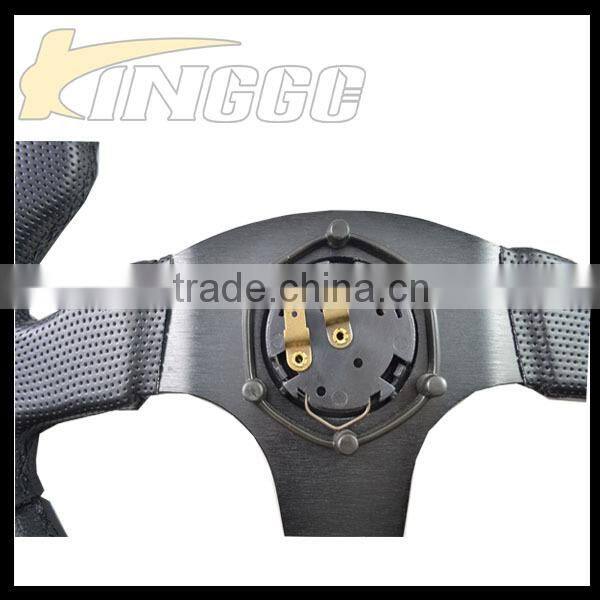 Hot Selling Flat Plate PVC Car Steering Wheel