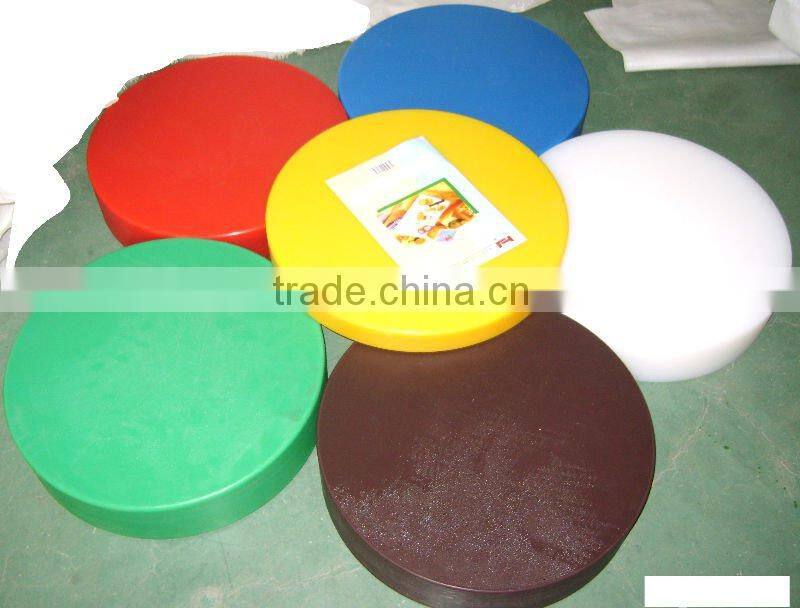 hotel used SGS ROHS layered LDPE plastic cutting board