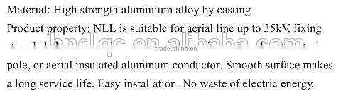 NLL- bolt type hot-dip galvanized Stainless steel Strain Clamps