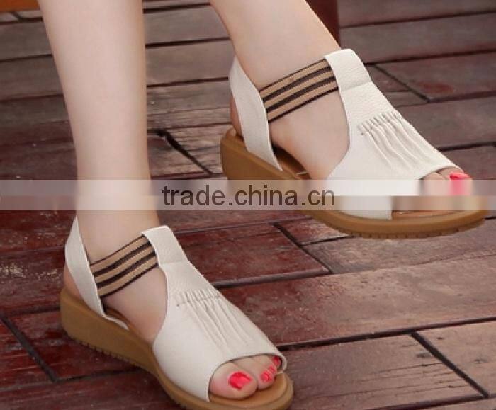 Comfortable summer flat thong sandals, Roman women shoes European and American fashion female with flat sandals