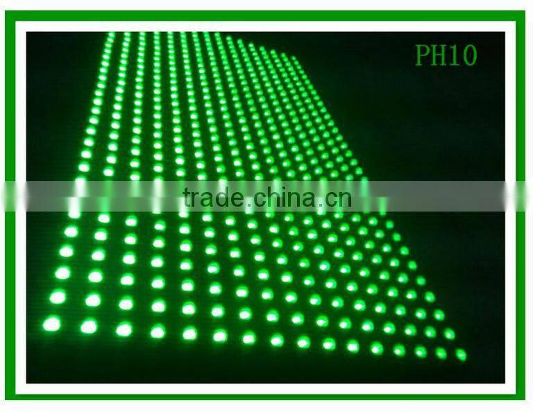 led module p10 red blue yellow white single color outdoor waterproof