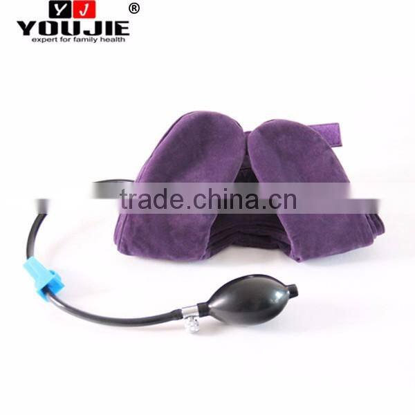 China supplier flannel medical PVC adjustable cervical neck traction device