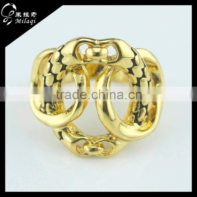 Cheap price gold metal factory wholesale rings