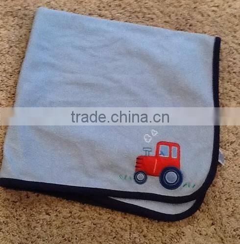 New style cartoon printing polyester fleece baby throw blanket