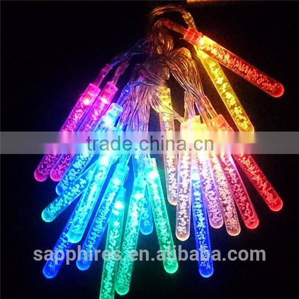 20L blue christmas outdoor led icicle lights