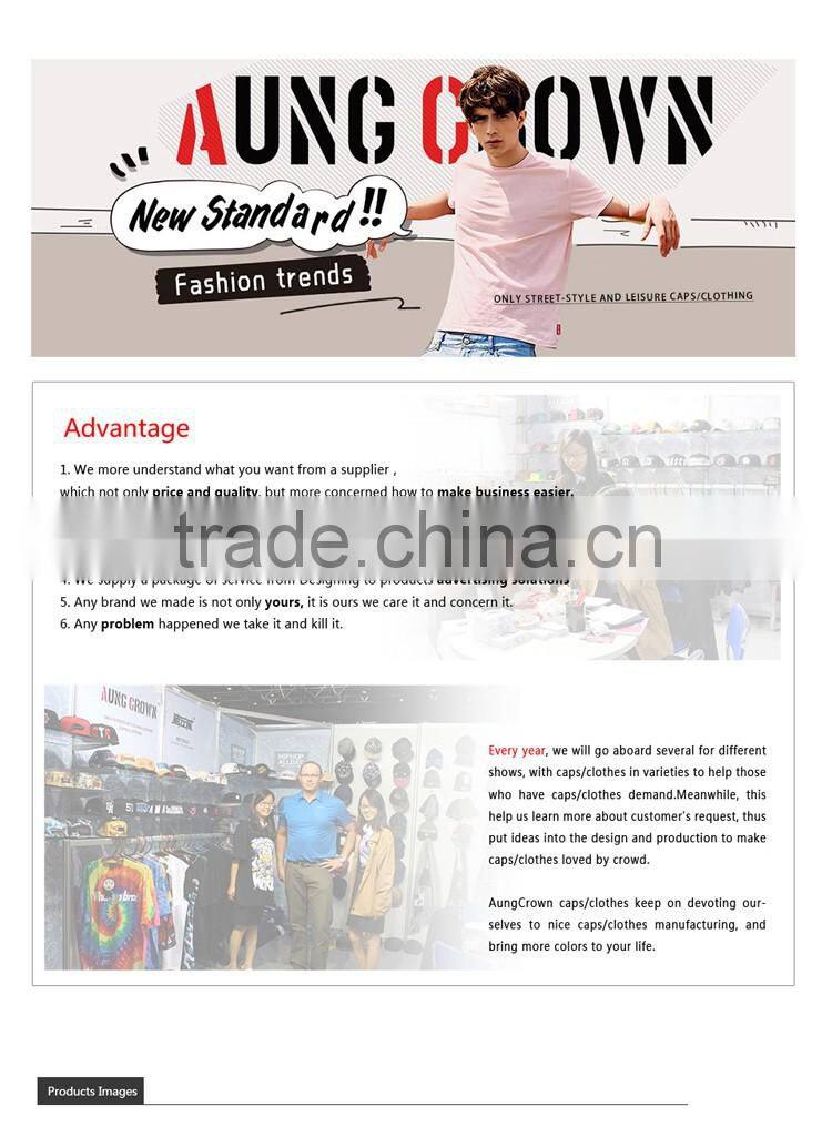 Fashion New Style Soft Cotton T Shirts Logo With Screen Printing