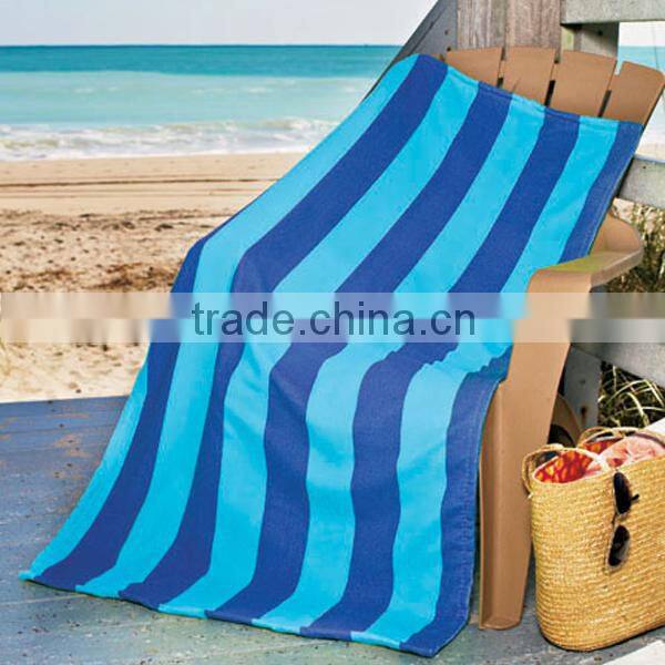 100% cotton velour printed stripes beach towel/stripes pool towel