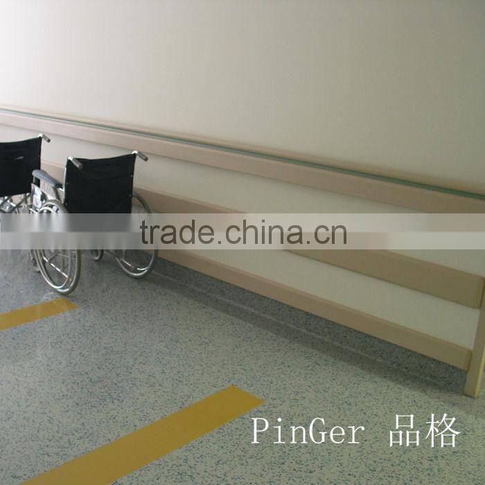 hospital corridor wall protection handrail