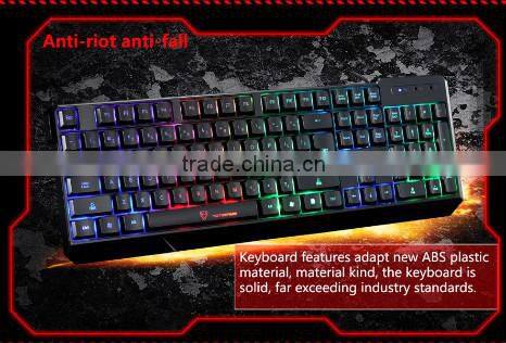 wired led keyboard Computer Keyboard , Any Language Layout, OEM Welcome