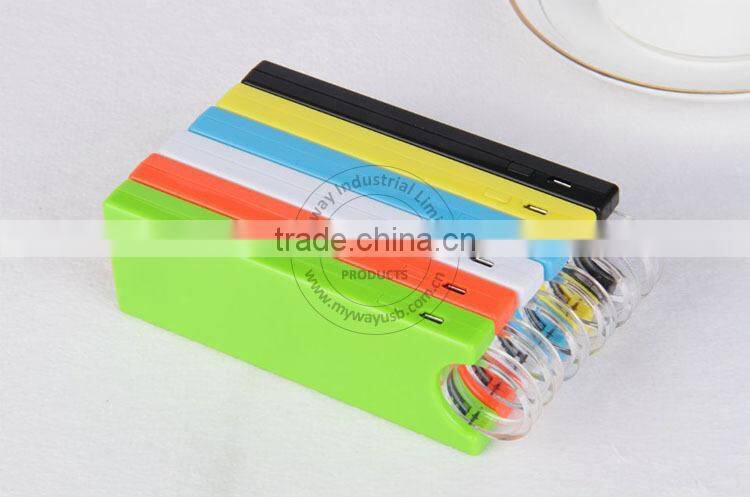 2015 specialized gift LED power ring portable mobile phone charger 3000mah for ipad