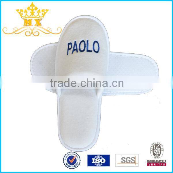 Comfort closed toe wholesale velvet quality slipper