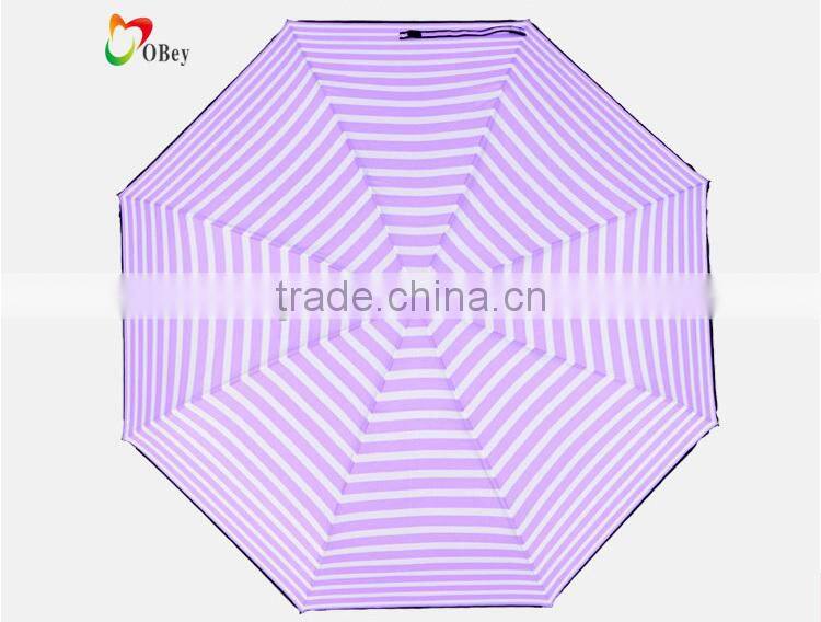 Multi Stripe Mini Umbrella