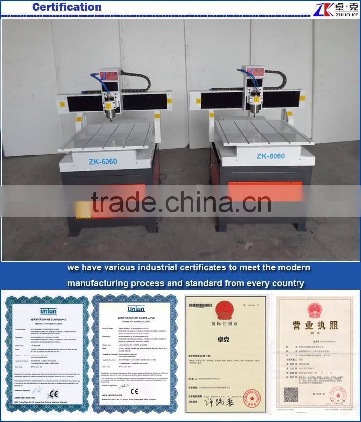 Desktop Small PCB Engraving Drilling And Milling Machine CNC Router 600*600mm With CE OEM Available ZK-6060