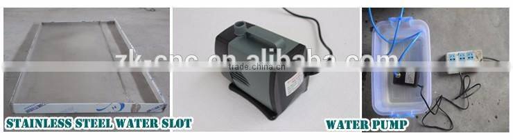 1500W Small Stepper Spindle Aluminium Profile Metal Cutting CNC Router 6090 With Stainless Steel Water Slot Mach3 Control