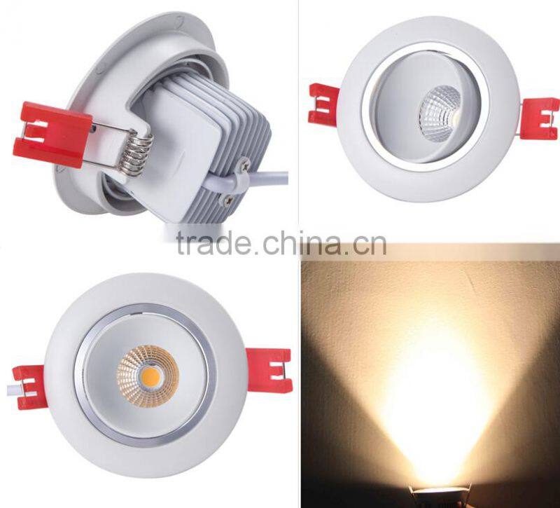 Sunset CCT Adjustable 0-100% Dimmable 8W COB LED downlight--Dim to warm Hot New products for 2015 led downlight 8w