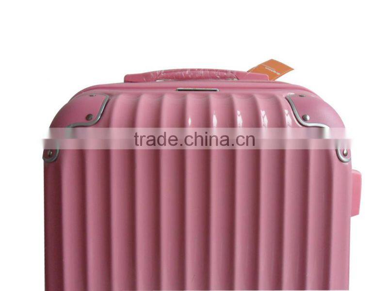 2104new type pure PC luggage trolley case,pink trolley luggage 20,24,28