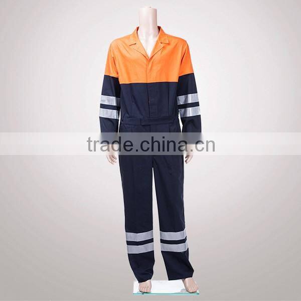 High Visibility Reflective Working Coverall Uniform/men worker wear