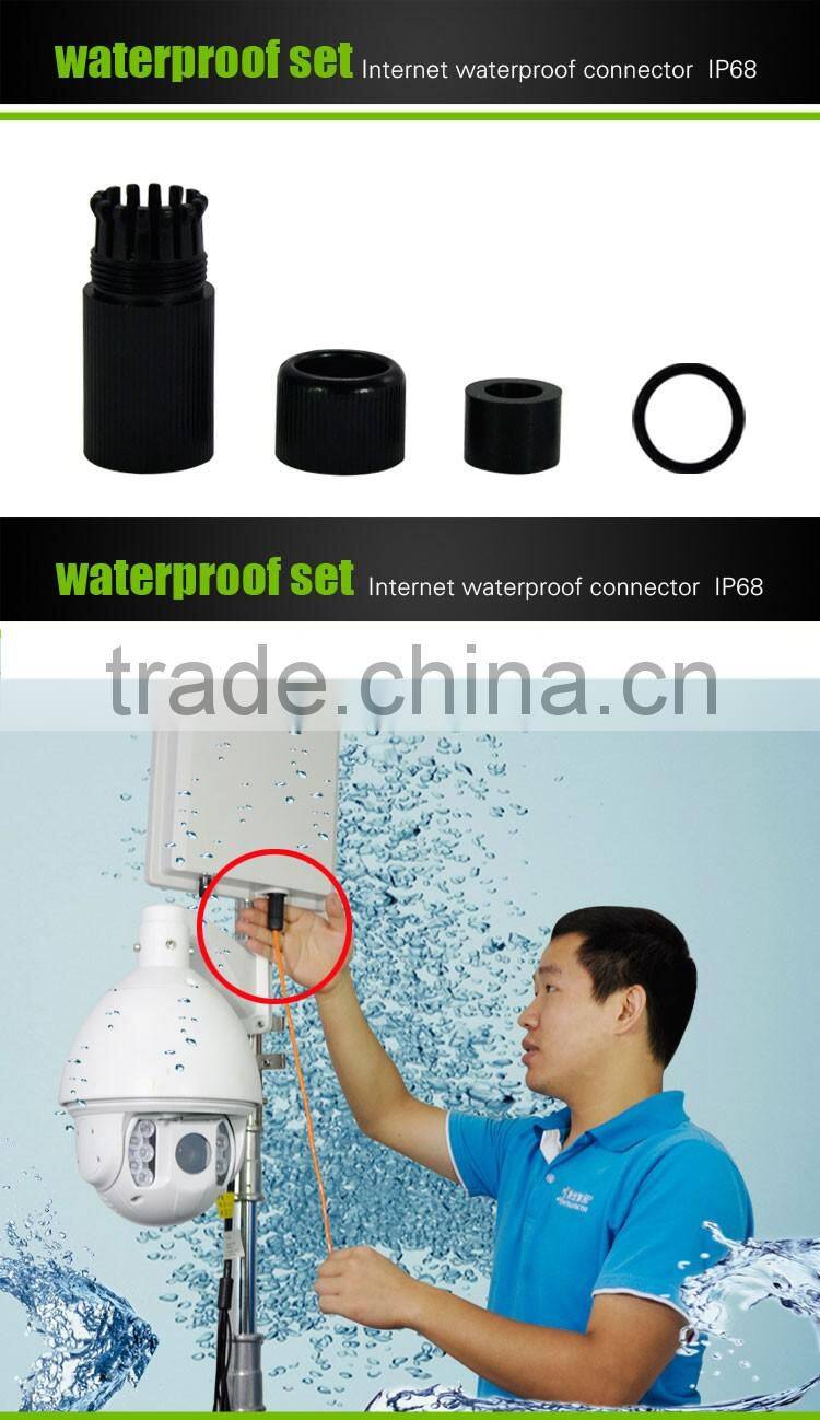 2016 new IP68 waterproof ethernet rj45 cable connector made in China