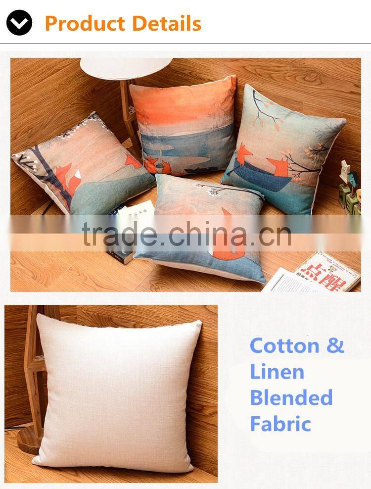 Printed Decorative Throw Pillow Covers Seat Cushion cover