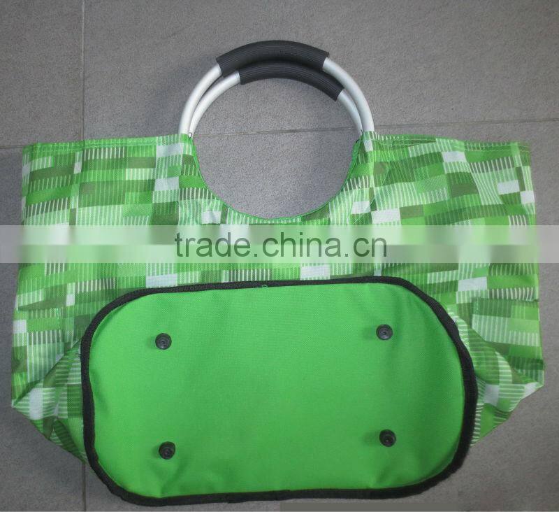 High Quality aluminum lamination 600D polyester shopping bag