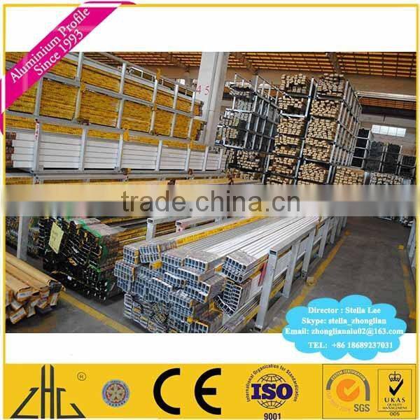 Top ten factory Zhonglian name aluminium profile prices aluminum railings for balconies/wood color aluminum gates fence rails